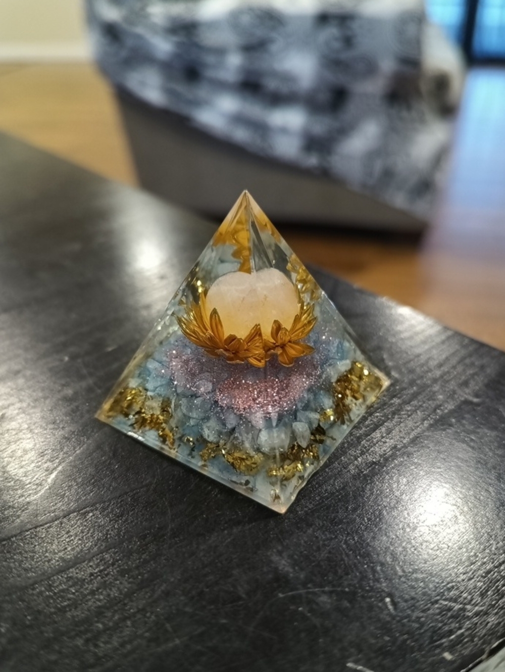 Orgonite Pyramid Lotus
